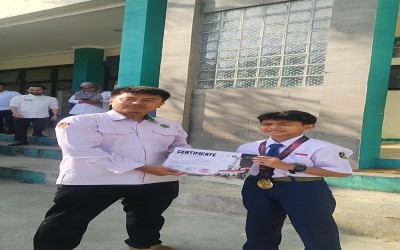 FAREL HARUMKAN NAMA MTSN 1 BANDUNG LEWAT EMAS DI KEJUARAAN TAEKWONDO INTERNASIONAL 2025